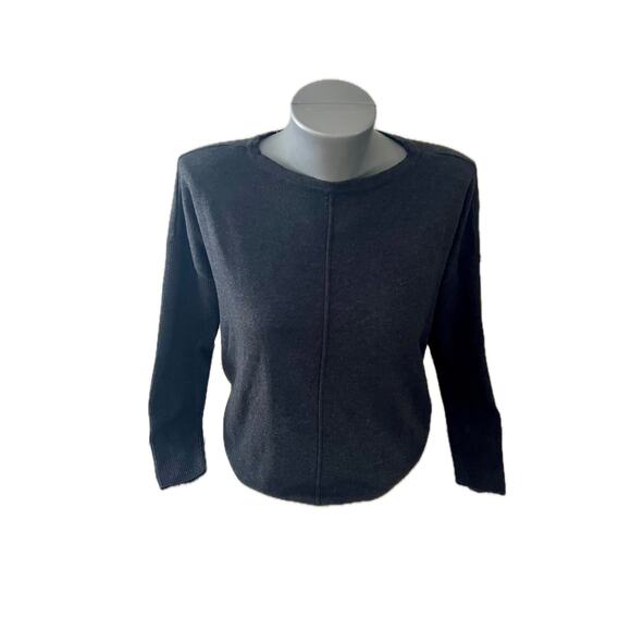 Women’s Dark Gray Tunic Sweater Size Small Style & Co - Picture 2 of 8